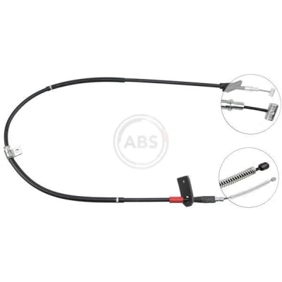 Imagen de A.B.S. K18748 Cable de Freno Mano 1472 Tambor para dirección izquierda/derecha