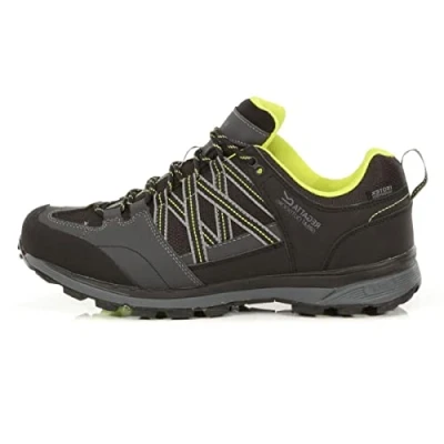 Imagen de Regatta Chaussures Techniques De Marche Basses Samaris II, Zapato para Caminar Hombre, Ponche Negro/Lima, 39 EU