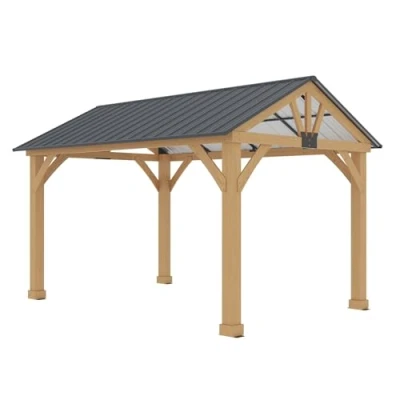 Imagen de Cenador de madera 300x401x282 cm (12 m2) Fénix