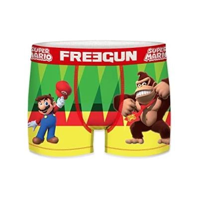 Imagen de FREEGUN S Calzoncillo bóxer Mario Bros Donkey Kong para Hombre Microfibra.