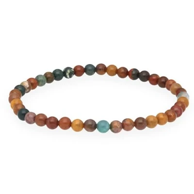 Imagen de Lebensquelle Plus Mini pulsera de bolas 4 mm piedras preciosas