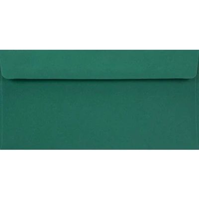 Imagen de Netuno 25x sobres largos de color verdes oscuros DIN DL 110x220mm 90g Burano English Green solapa autoadhesiva recta sin ventana para invitaciones boda tarjetas felicitación Navidad bricolaje Pascua