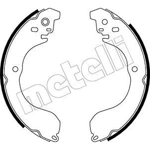 Imagen de Kit de zapatas METELLI 53 0296