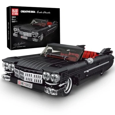 Imagen de Mould King 10012 bloques de construcción coches deportivos, 1245 piezas antiguos, modelo coche para adultos, gran regalo clásico (versión estática)
