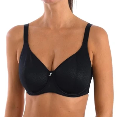 Imagen de Selene Delia C Sujetador señora Reductor sin Relleno con Aros Copa 39% Poliamida 52% Poliéster 9% Elastano Color: Negro Talla: 105