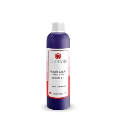Imagen de Liquido Acrilico 200ml ideal para Principiantes Monomero uñas acrílicas Secado Lento medio