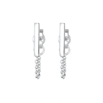 Imagen de Elli Geo Basic Pendientes Silver coloured, Mujer, Talla: One Size, coloured