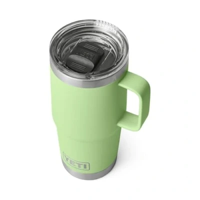 Imagen de YETI Rambler Taza de viaje acero inoxidable aislada al vacío con tapa Stronghold, lima clave, 591 ml