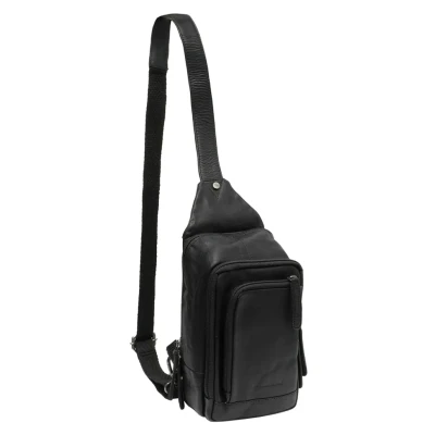 Imagen de The Chesterfield Brand Leather Crossbody Bag Black Riga