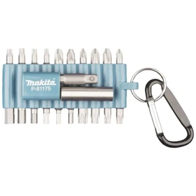 Imagen de Makita P 81175 22pieza(s) punta de destornillador Puntas (22 pieza(s), Cruzar, Plano, Phillips, Pozidriv, Torx, PH1 / PH2 PZ1 PZ2 T10 T15 T20 T25 T30 T40 SW3 SW4 SW5 SW6, 25,4 4 mm (1 4&quot;), Hexagonal)