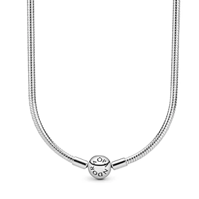 Imagen de Pandora Icons Collar de plata con cierre redondo, 50
