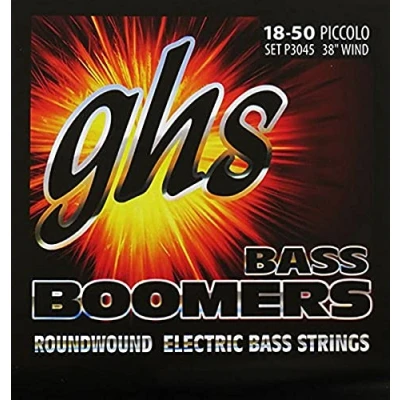 Imagen de GHS Bass Boomers P3045 Guitar Strings Piccolo 18 50 Long Scale Plus