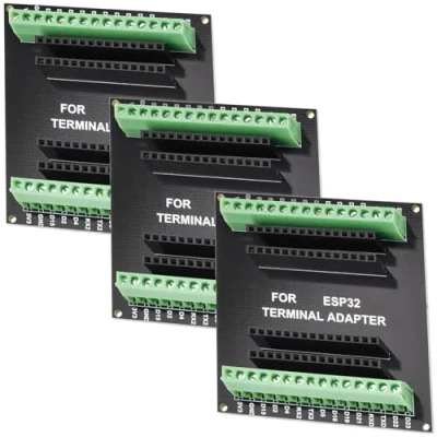Imagen de 3pcs ESP32 Breakout Board for 30PIN,ESP32 Desarrollo 2,4 GHz Dual Core WiFi + Bluetooth 2 en 1 Microcontrolador ESP WROOM 32 Chip para Arduino (3)