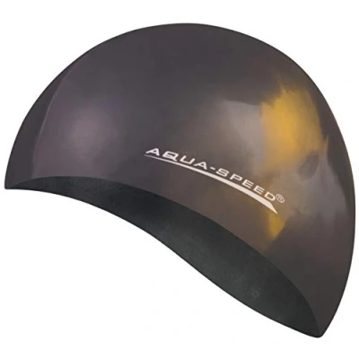 Imagen de Aqua Speed Bunt Set Gorro de baño + Pequeño Toalla Microfibra Gorra natación Unisexo 45. Colorido / 47