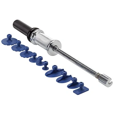 Imagen de KS Tools 140.2510 Juego de martillo deslizante carrocero profesional, 11 pzs