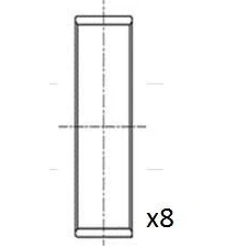 Imagen de Cojinete de biela FAI AutoParts BB2030 STD