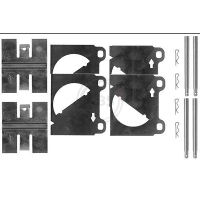 Imagen de A.B.S. 0950Q Kit de accesorios, pastillas frenos VOLKSWAGEN: TRANSPORTER 3 Bus, 3, Kasten