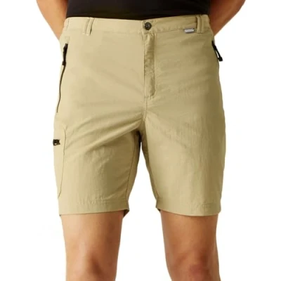 Imagen de Regatta Hombre Leesville II Pantalones Cortos de Senderismo con múltiples Bolsillos, Crema, 54