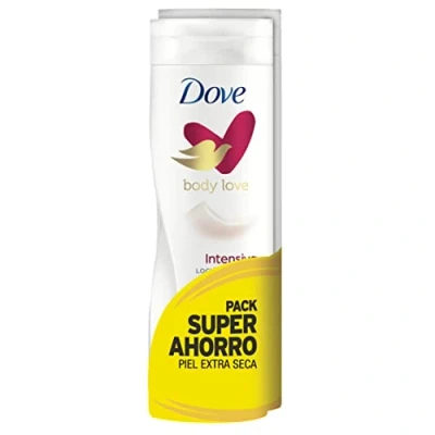Imagen de Dove Pack Ahorro Crema Hidratante Corporal Intensiva para Piel Muy Seca con Sérum Restaura Ceramidas, de 2 x 400 ml