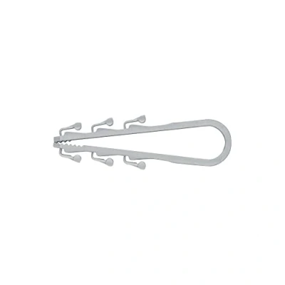 Imagen de fischer Taco Brida Sf+ Ls 8/28. Para fijación de cableados, tubos luz, cables exterior en muro (100 unidades)