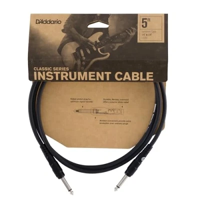 Imagen de D&#039;Addario Cable de guitarra para Instrumentos la serie Classic 1/4 Pulg Macho a 1.524 Metros Extremo Recto 1 Paquete