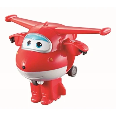Imagen de Super Wings Tramsform YW710010 Mini Transform a Bots Jett Plane, color rojo (AuldeyToys , color/modelo surtido