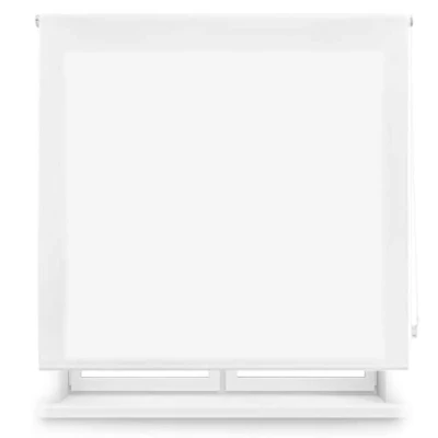Imagen de Blindecor Ara Estor enrollable translúcido liso Blanco Roto, 160 x 175 cm (ancho por alto) Tamaño de la Tela 157 170 Estores para ventanas