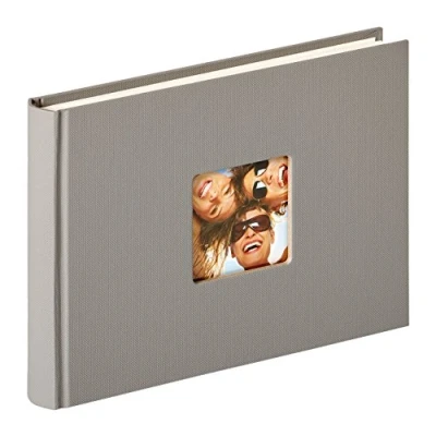 Imagen de Walther Design Álbum de Fotos Fun, con Recorte para Foto, Color Gris, 22 x 16 cm