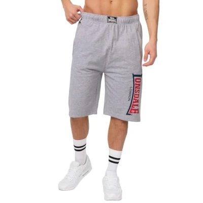 Imagen de Lonsdale Normale Passform Shorts, Hombre, Talla: XL, Marl grey