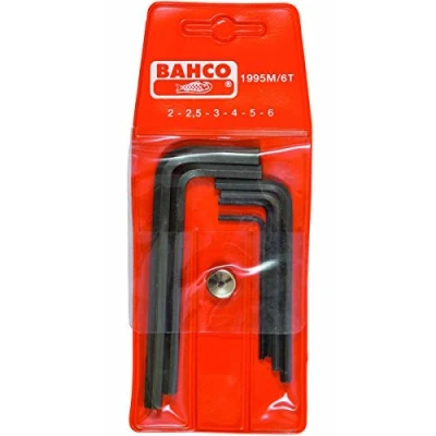 Imagen de Bahco 1995M/6T Juego Llaves Acod Hex 6 Pcs