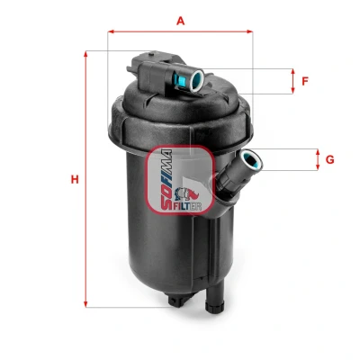 Imagen de Filtro de combustible SOFIMA S5134GC