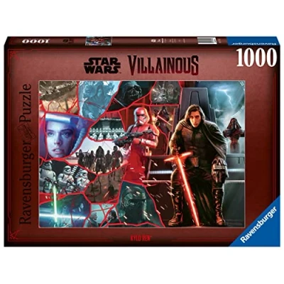 Imagen de Ravensburger Puzzle Star Wars, Kylo Ren, 1000 Piezas, Puzzles para Adultos, Piezas Pegamento Enmarcar, Rompecabezas Villainous 70x50cm