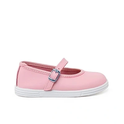 Imagen de Pisamonas Merceditas Lavable hebilla Bailarinas con para niños, Talla: 21, Rosa Zapatos