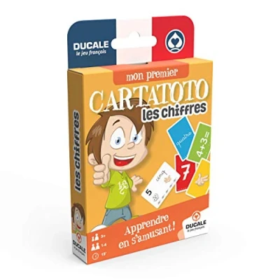 Imagen de Ducale, el Juego francés Cartatoto Les Nichffres de cartas educativas Aprendizaje a contar 10006523 , color/modelo surtido