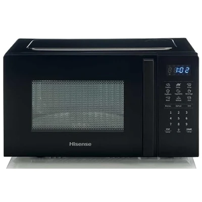Imagen de Hisense H20MOBS4HG Horno microondas con control electrónico, capacidad 20 L, potencia 700 W, función grill 800 pantalla LED controles táctiles, color negro