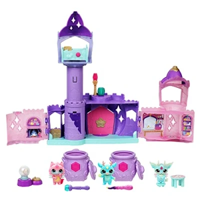 Imagen de Magic Mixies Mixlings Castle Playset Super Pack, Juego expandible con Varita mágica Que Revela 5 Momentos mágicos y 2 calderos de coleccionista, para niños años en adelante, Exclusivo