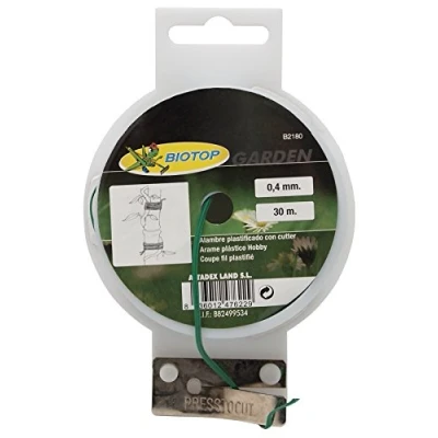Imagen de Biotop Alambre plastificado Hobby, 30 m, 0,4 mm de Grosor, Multicolor, 1x1x1 cm, B2180