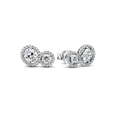 Imagen de Pandora Mujeres Pendientes Plata/Transparente 293774C01