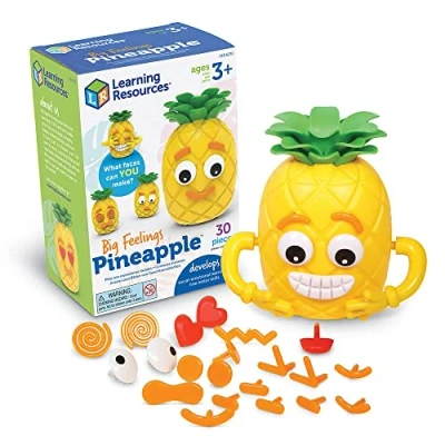 Imagen de Learning Resources La piña de los Sentimientos, Juguete para el Desarrollo Socio Emocional, Juegos creativos, Conciencia del Cuerpo, Regalos niños 3 5 años, y niñas