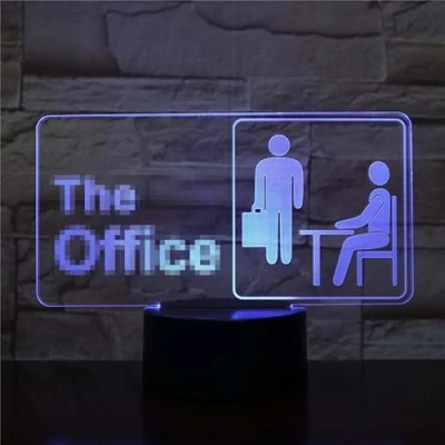 Imagen de Lampara LED The Office Cambia Color USB Luz Nocturna