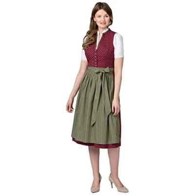 Imagen de Stockerpoint Traje tirolés Bella Vestido, Burdeos, 44 para Mujer