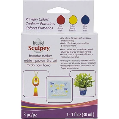 Imagen de Sculpey Polyform Liquid Medium Primary 3 x 29 ml, Ml