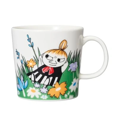Imagen de Moomin Arabia 1062211 Little My and Meadow Collection Taza de cerámica, color: multicolor, 300 ml