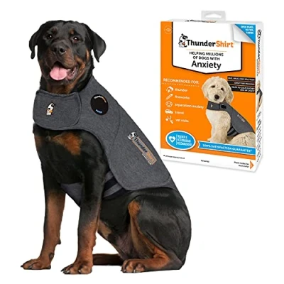 Imagen de ThunderShirt Chaleco Relajante para Perros Antiestrés, ayuda a reducir la ansiedad 5 tallas XS/S/M/L/XL