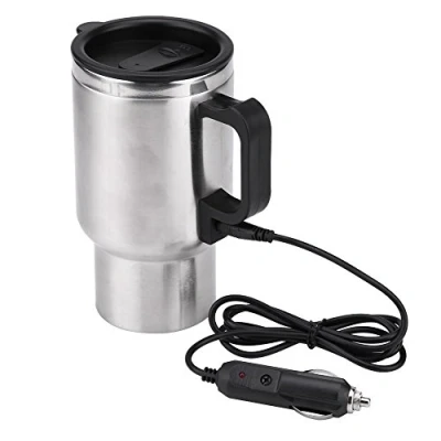 Imagen de 12V 450ml Compact Electric Car Lighter Hervidor Caldera Taza Calentador Café Té Coche Taza, electrodomésticos para automóviles
