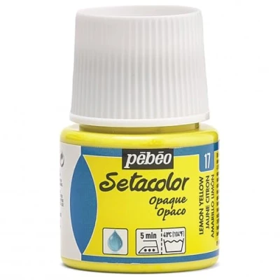 Imagen de Pébéo Pintura Setacolor Opaca Limón45ml