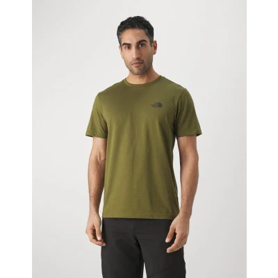 Imagen de The North Face Simple DOME TEE Camiseta básica, Hombre, Talla: Medium, Forest olive
