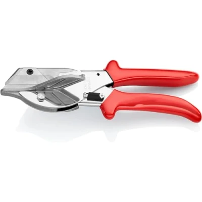 Imagen de Knipex Cortaingletes para perfiles de plástico y goma cromado, con fundas 215 mm 94 35