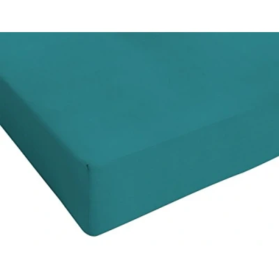 Imagen de Italian Bed Linen Sàbana con angulos de 25cm MAX Color, Verde Botella, Doble pequeño
