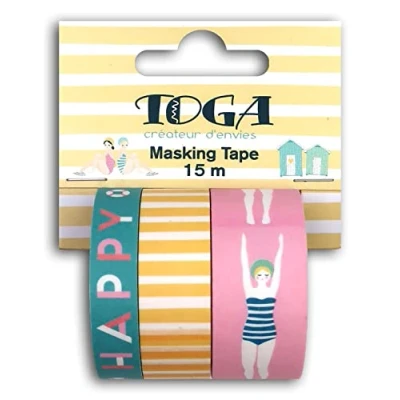 Imagen de DRAEGER PARIS 1886 Toga Masking Tapes, Washi, Multicolor, 6,7 x 8,5 4,7 cm